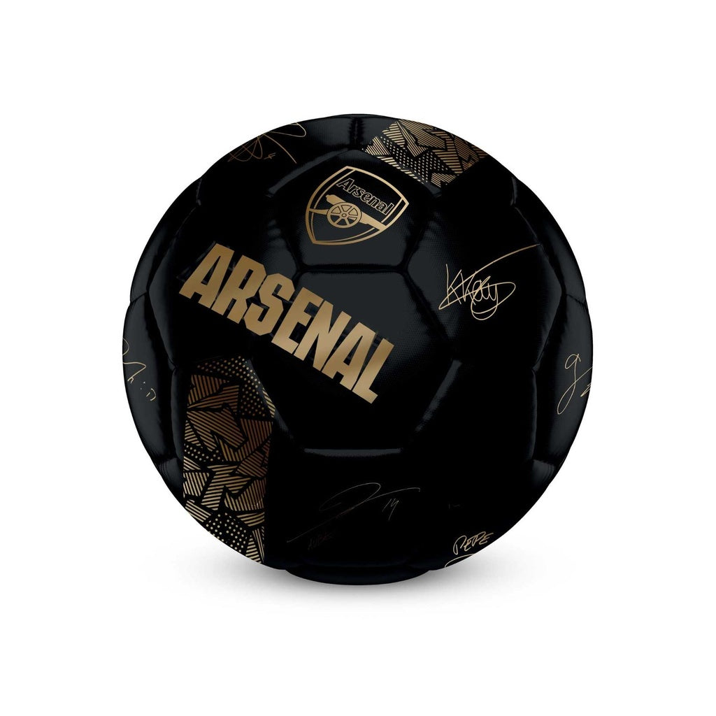 Arsenal Black Signature Football