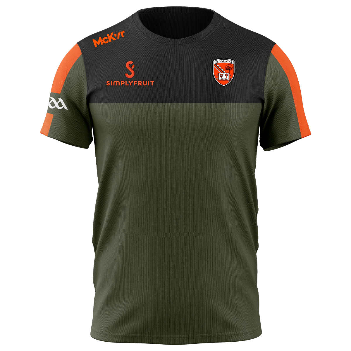 Armagh GAA Edge Tee Youth Olive