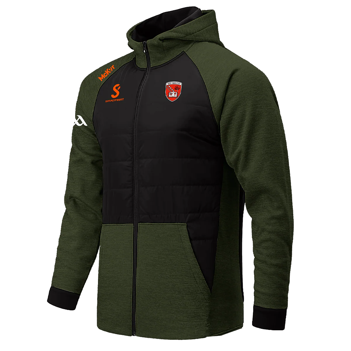 Armagh GAA Edge Interlock Jacket W Olive/Black