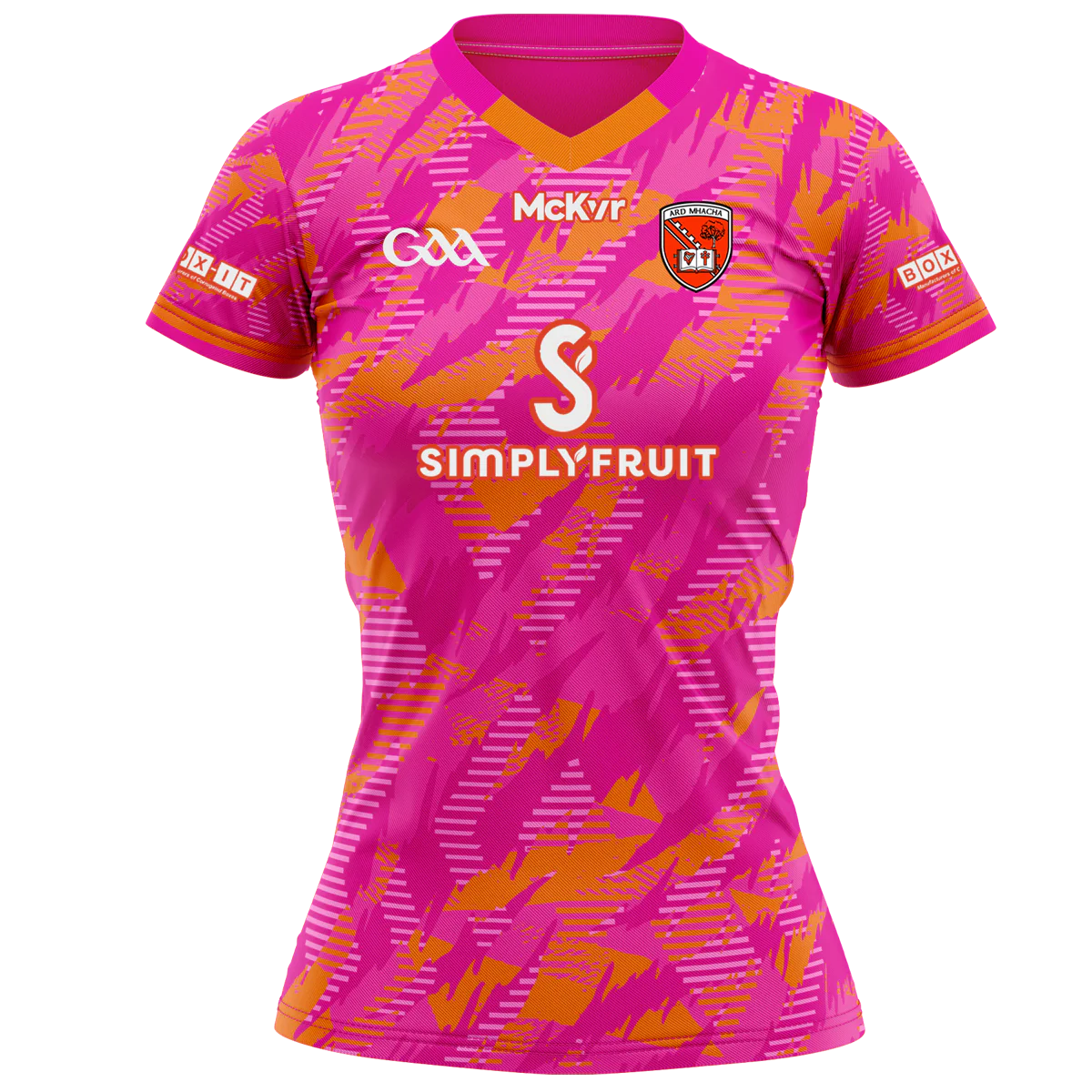 Armagh GAA Boost W Training Jersey Pink/Orange
