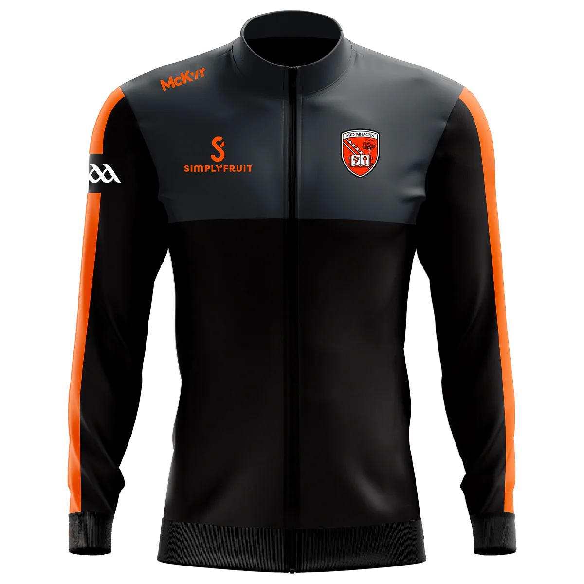 Armagh GAA Edge Track Top Y Charcoal/Black