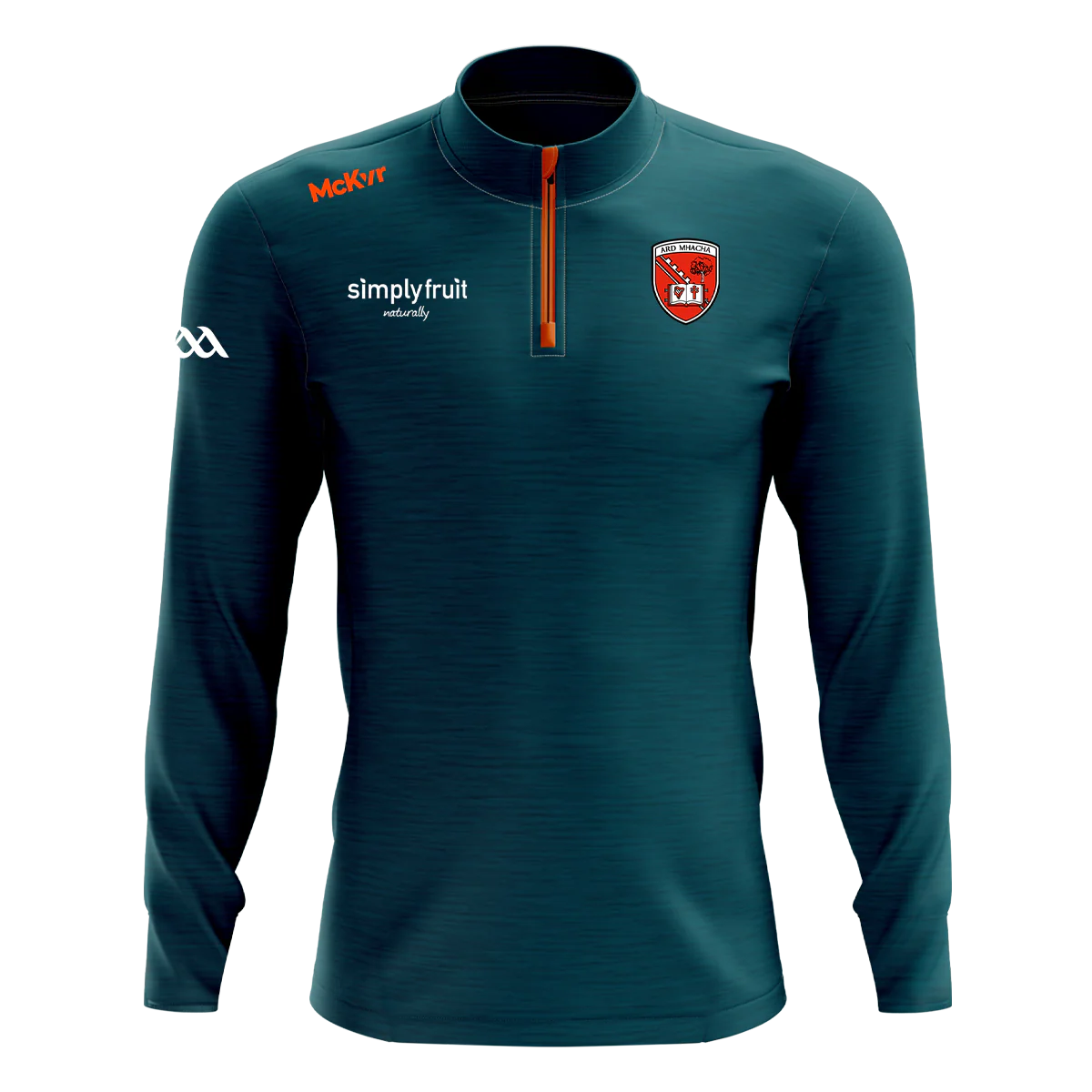 Armagh GAA Vital Qtr Zip Kids Teal