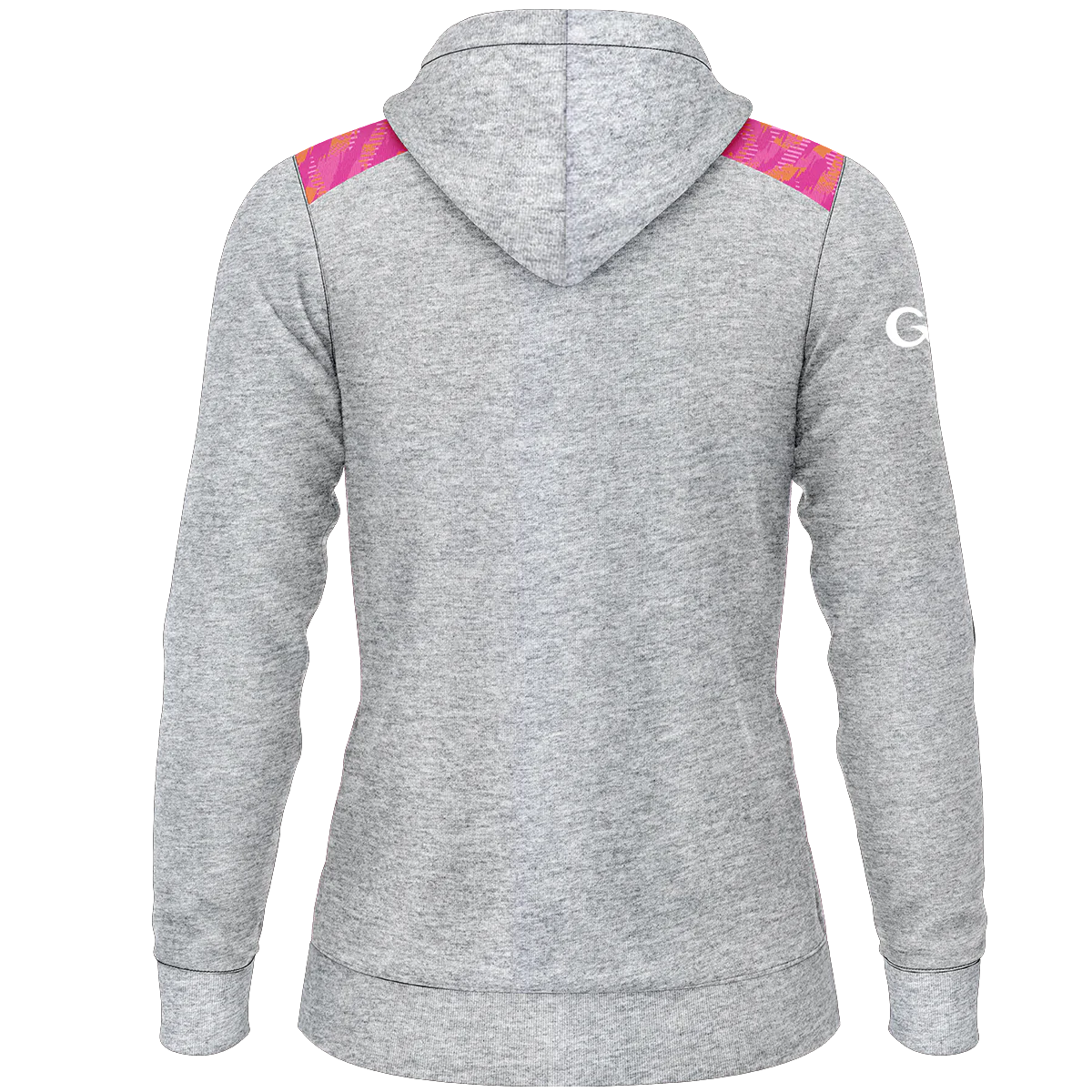 Armagh GAA Boost FZ Hoodie Ladies Grey/Pink