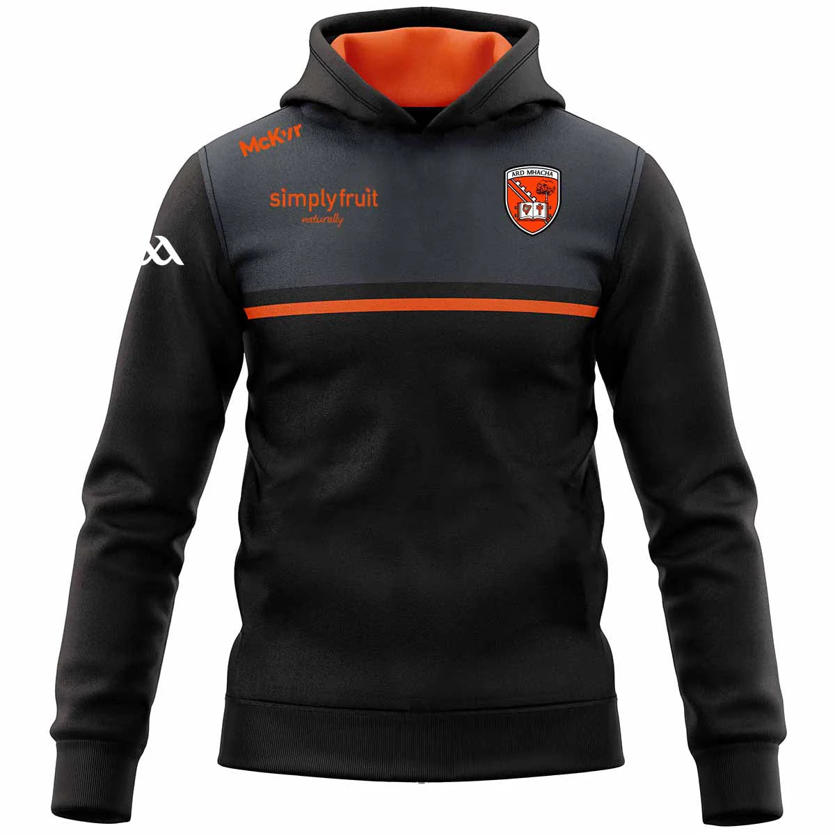 Armagh GAA Official Vital Hoodie Adult Charcoal