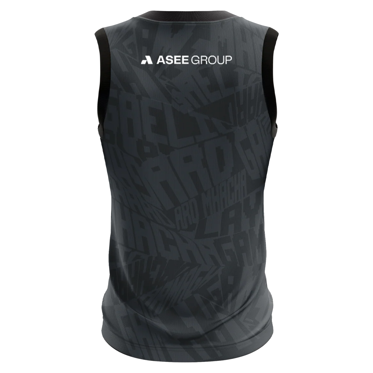 Armagh GAA Edge Sleeveless Jersey Print K Charcoal/Black