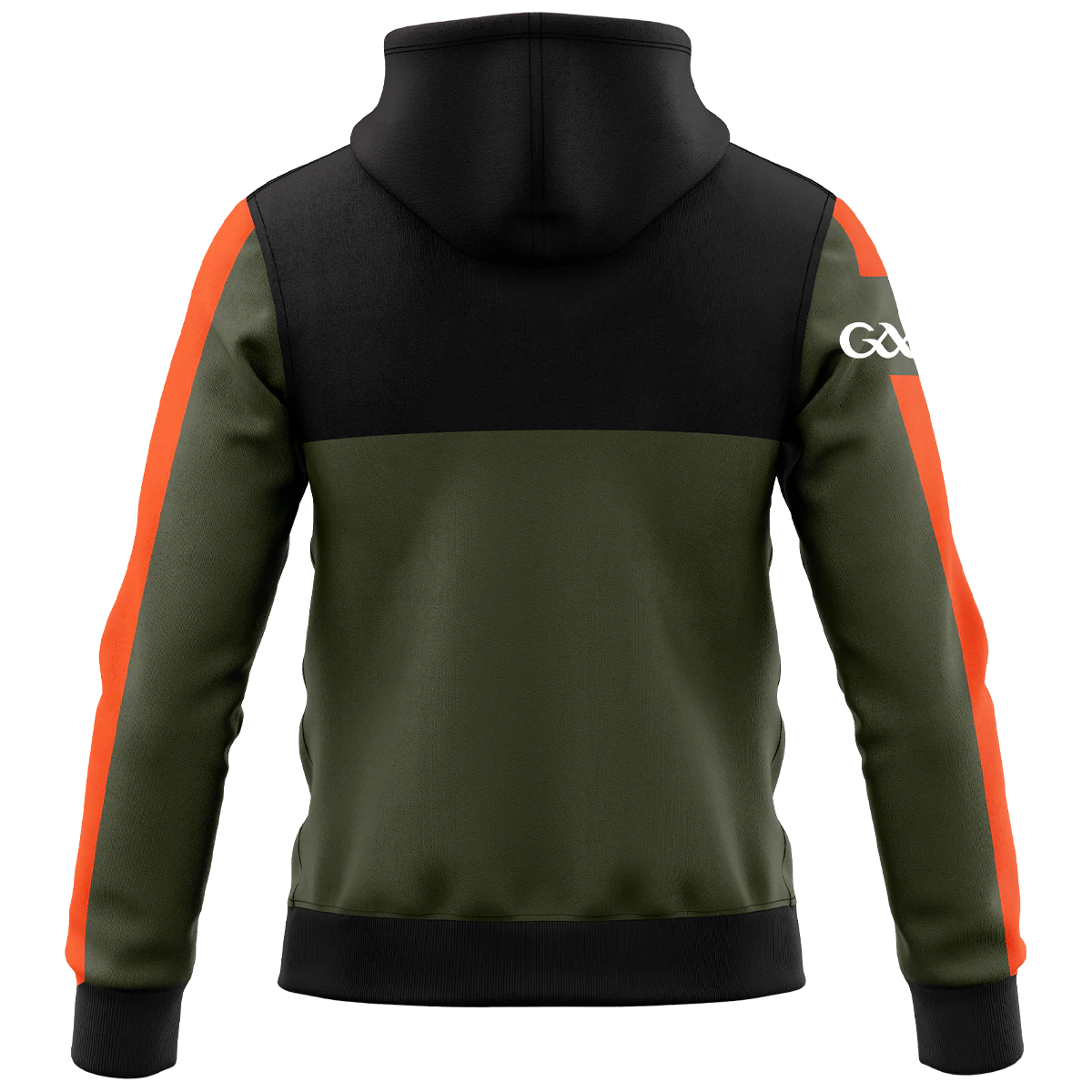 Armagh GAA Edge FZ Hoodie Youth Olive/Black