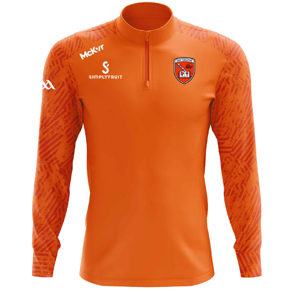 Armagh GAA Boost 1/4 Zip W Orange/White