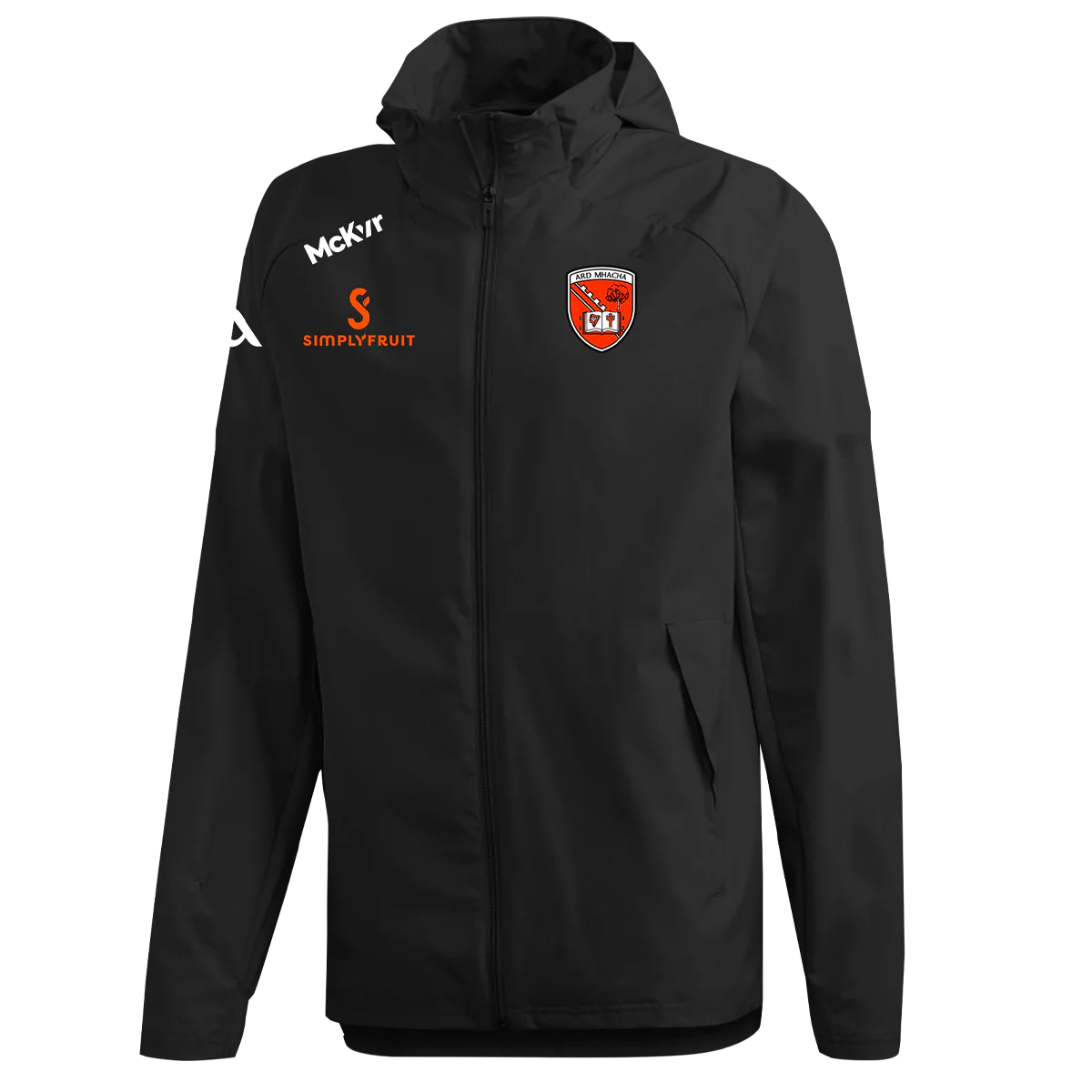 Armagh GAA Official Core Pro Sideline Coat A Black