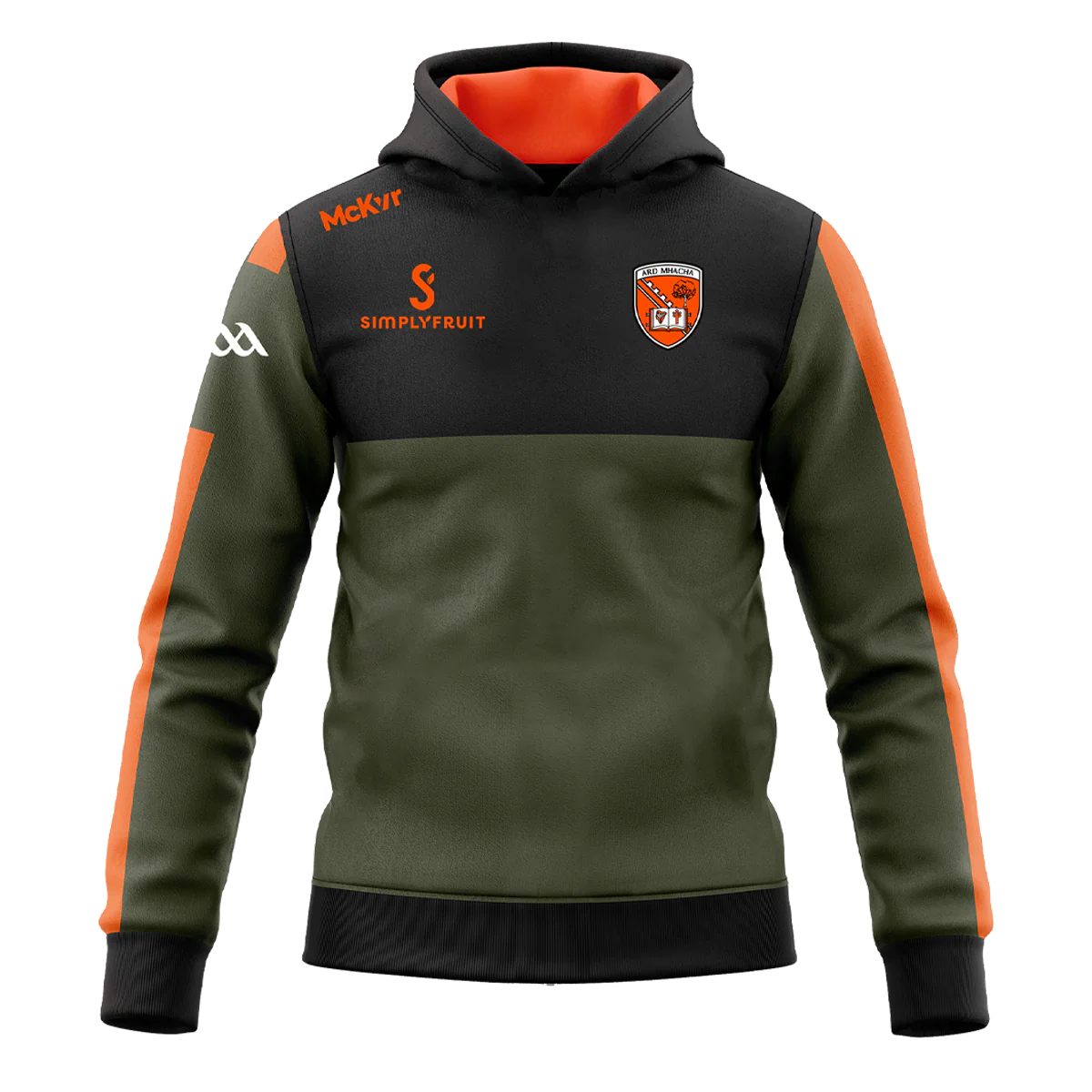 Armagh GAA Edge Hoodie Youth Olive/Black