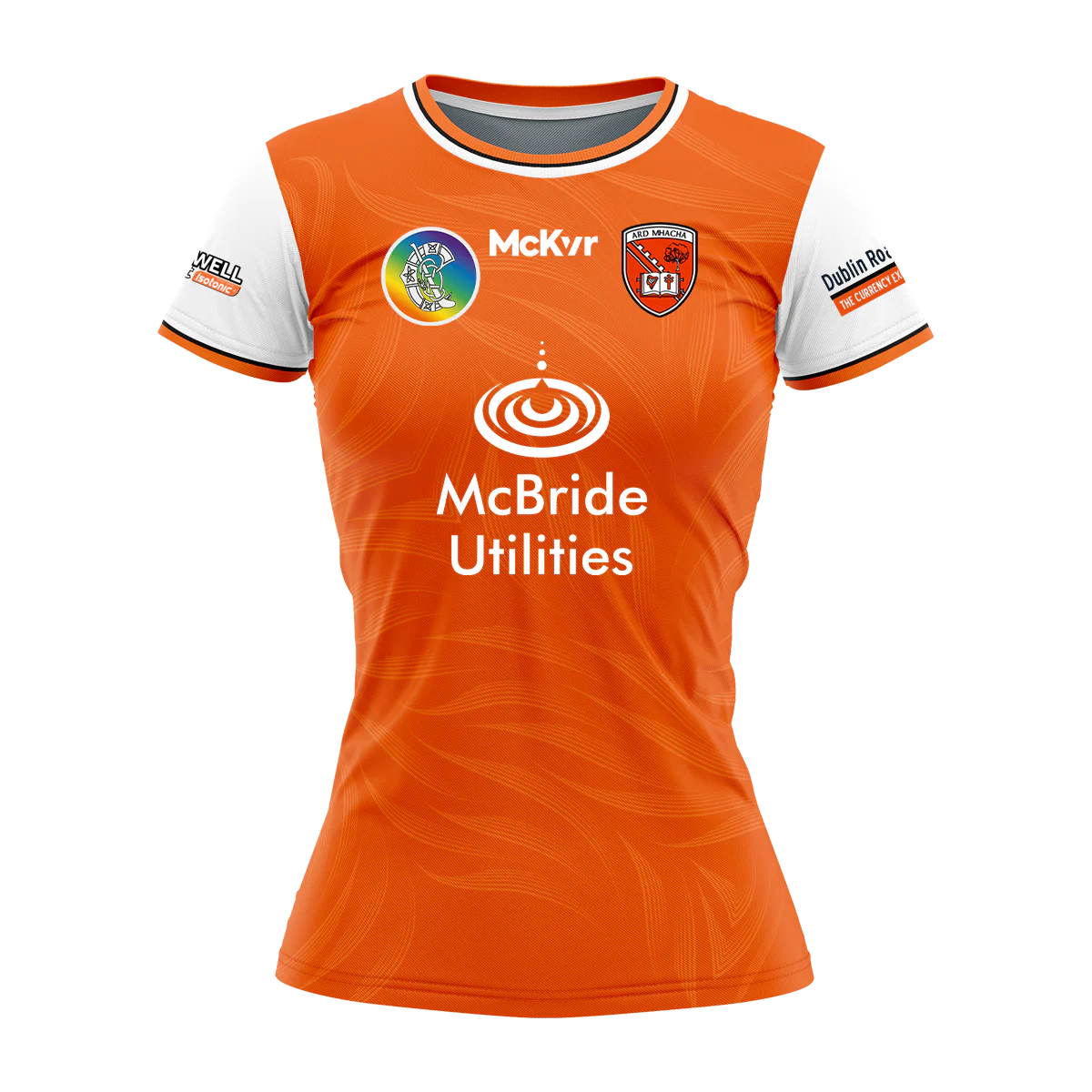 Armagh Camogie Official Home Jersey Orange