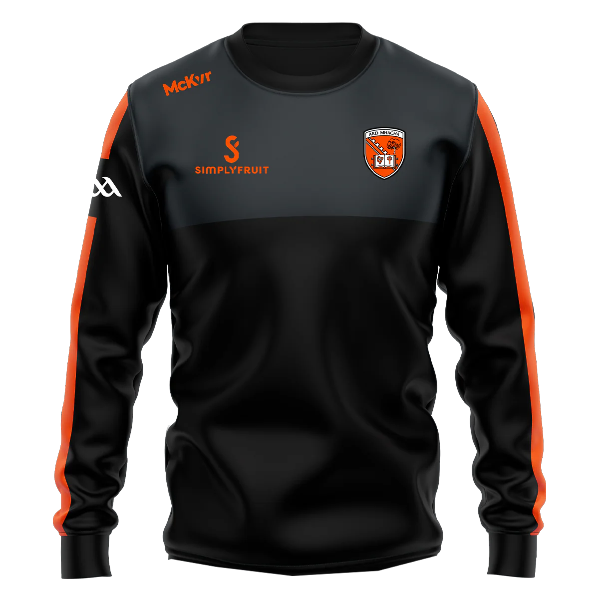 Armagh GAA Edge Sweat Top Y Charcoal/Black