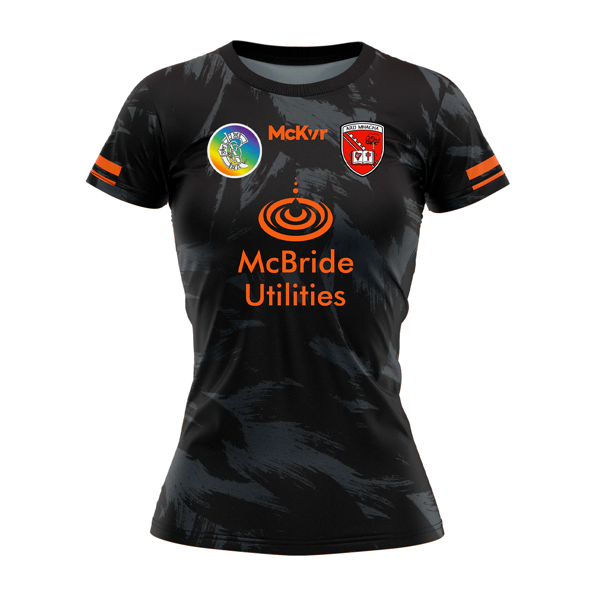 Armagh Camogie Official Home Jersey Black Kids