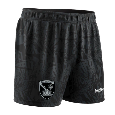 Armagh GAA Edge Training Shorts Black Print