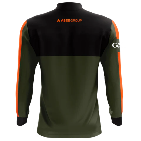 Armagh GAA Edge 1/4 Zip Adult Olive/Black