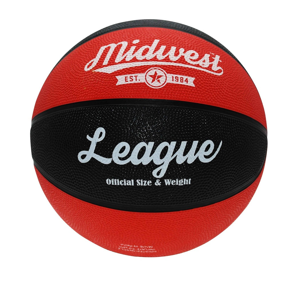 Midwest League Basketball Black/Red