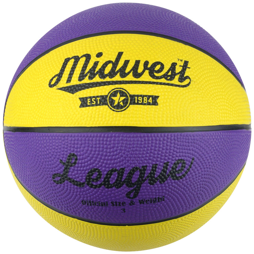 Midwest League Basketball Yellow/Purple