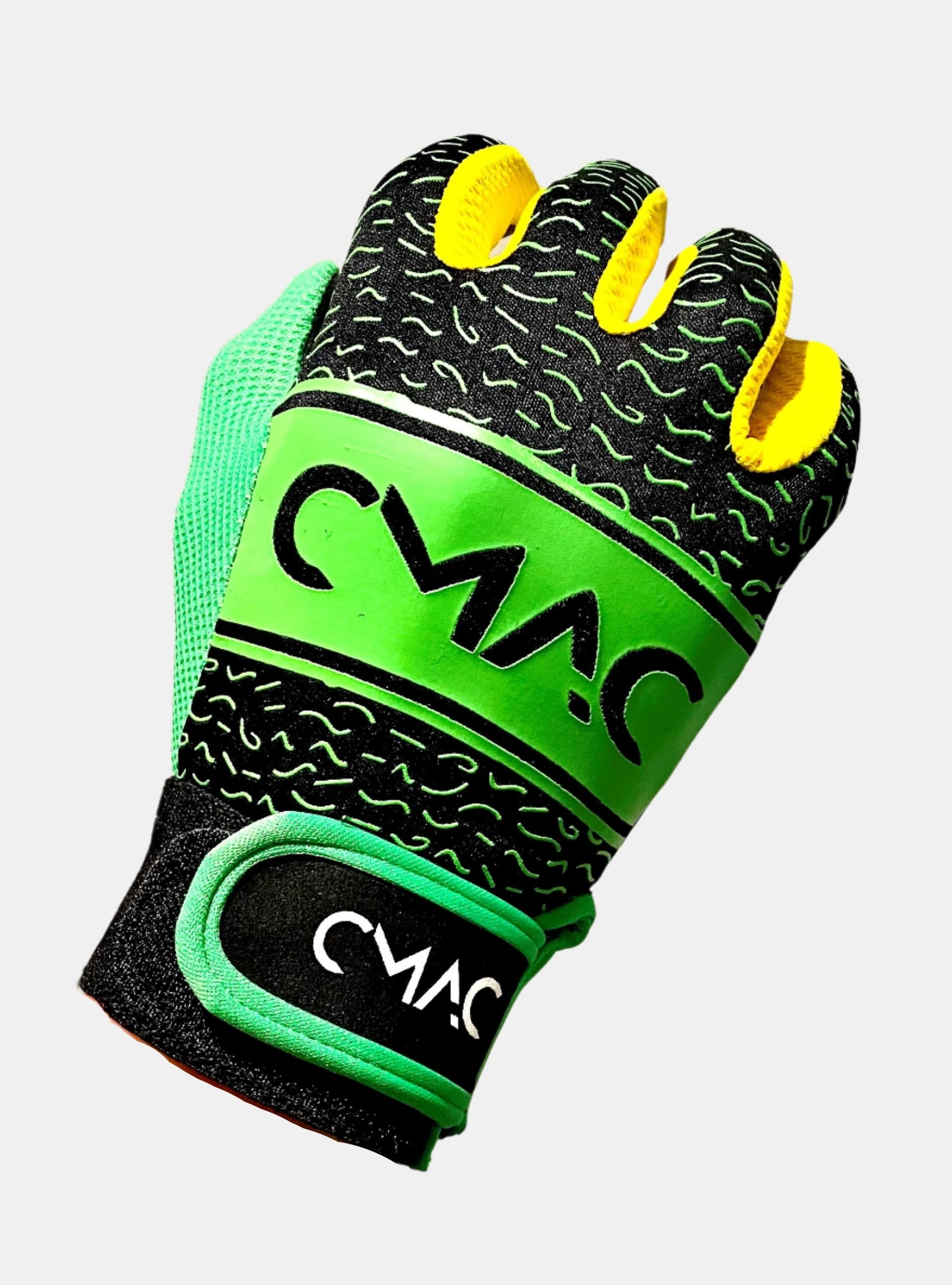 CMAC Gaelic Gloves Black/Green/Amb