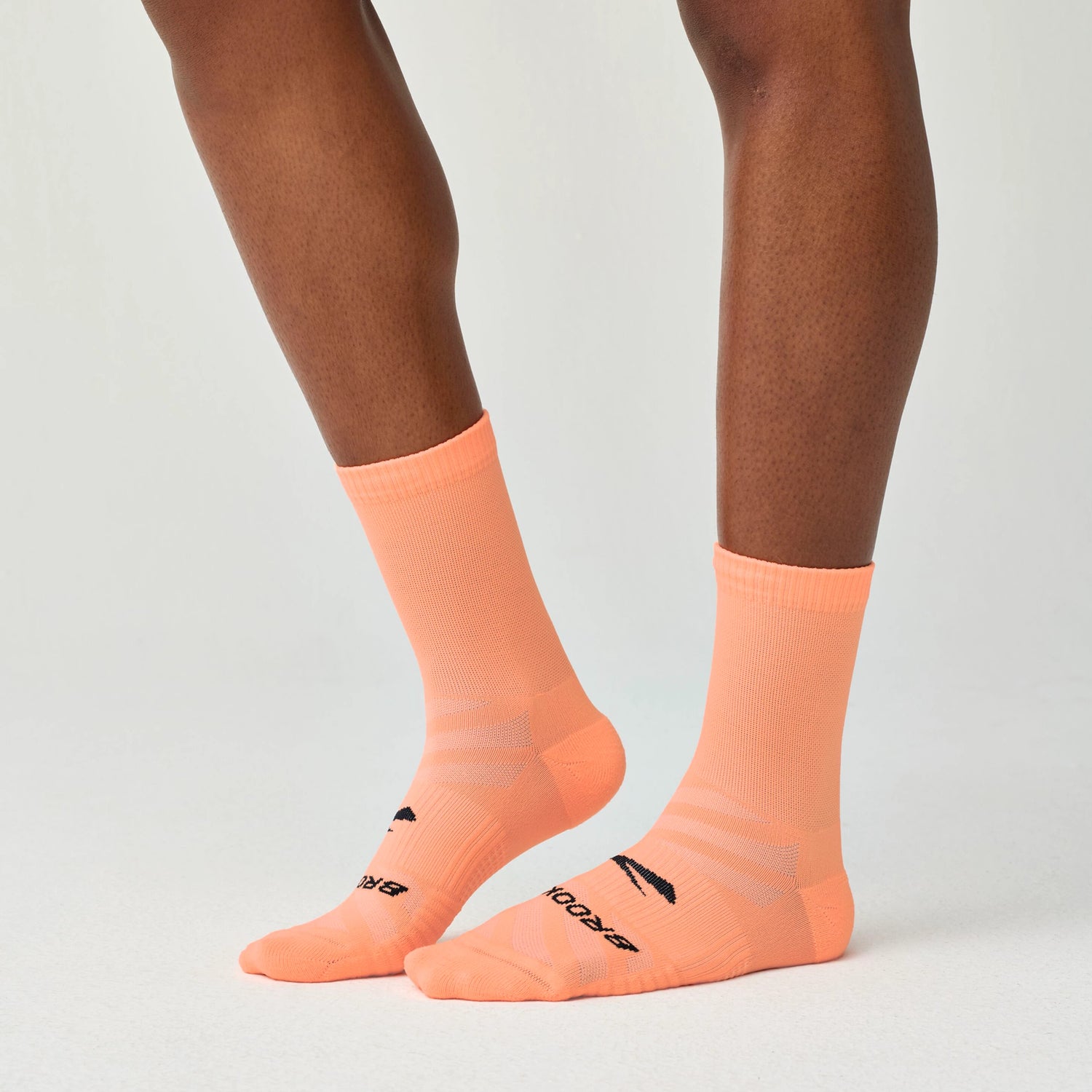 Brooks Ghost Lite Crew 2-Pack Cyber Peach & White/Peach