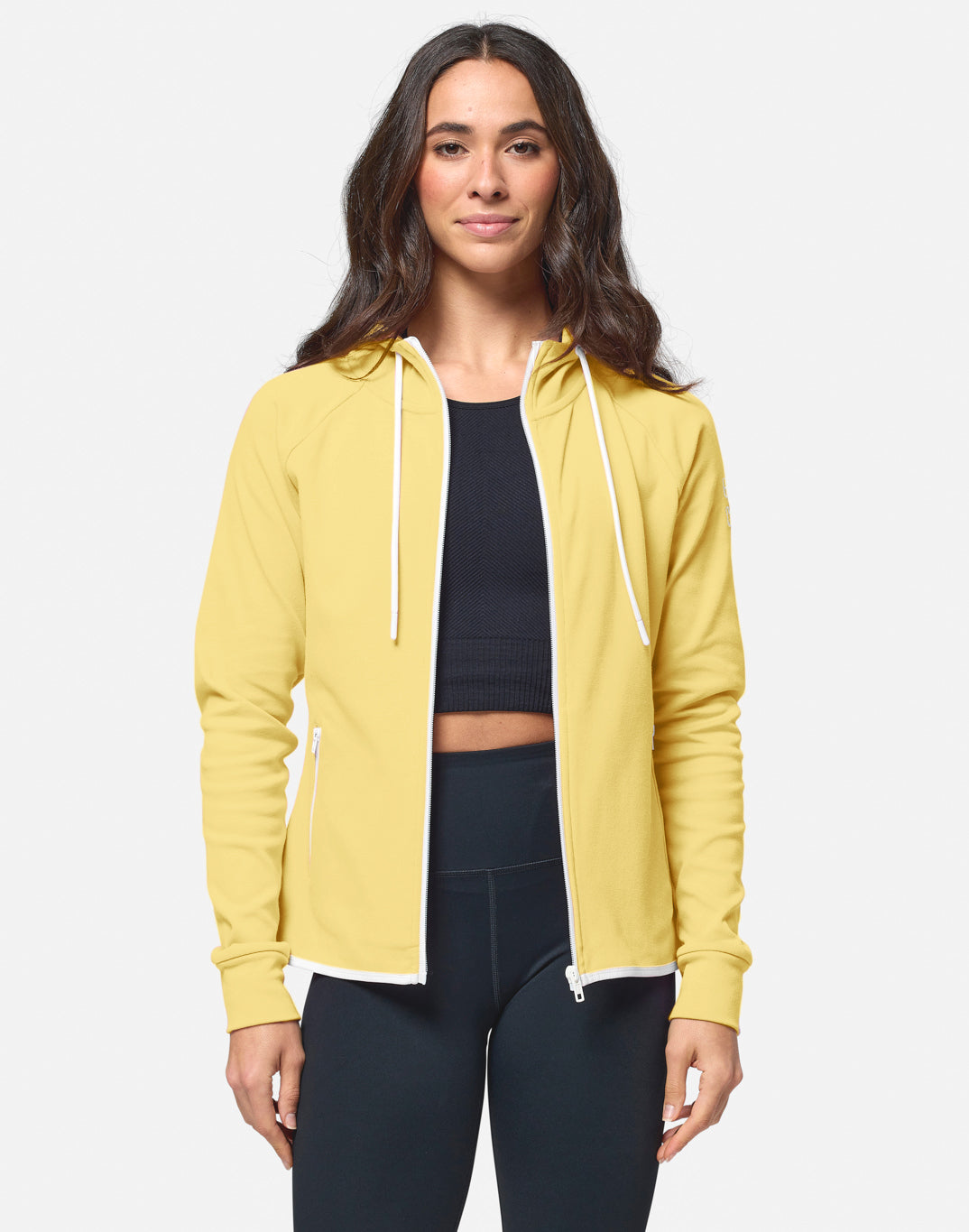 Gym + Coffee Chill Full Zip W Lemon Sorbet