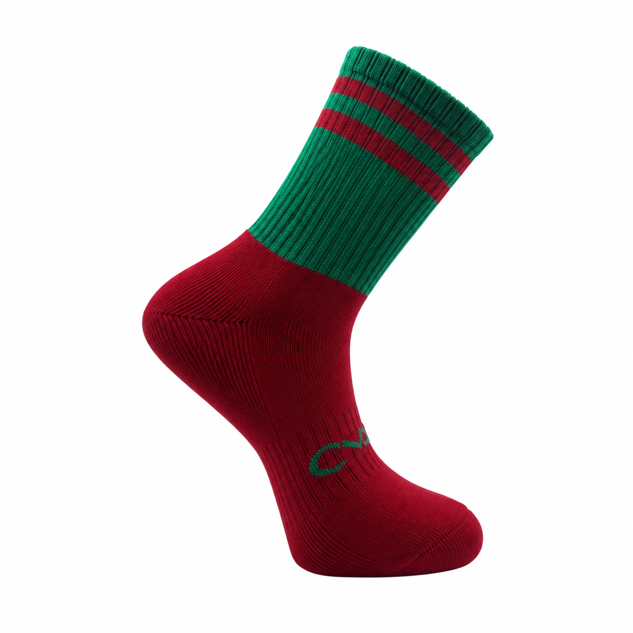 CMAC Midi Sock Green/Red (St. Catherine's)