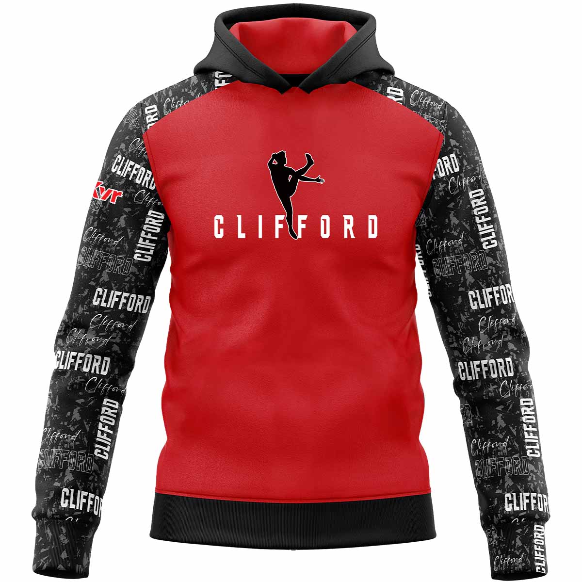 Clifford Range Hoodie Adult Red/Black