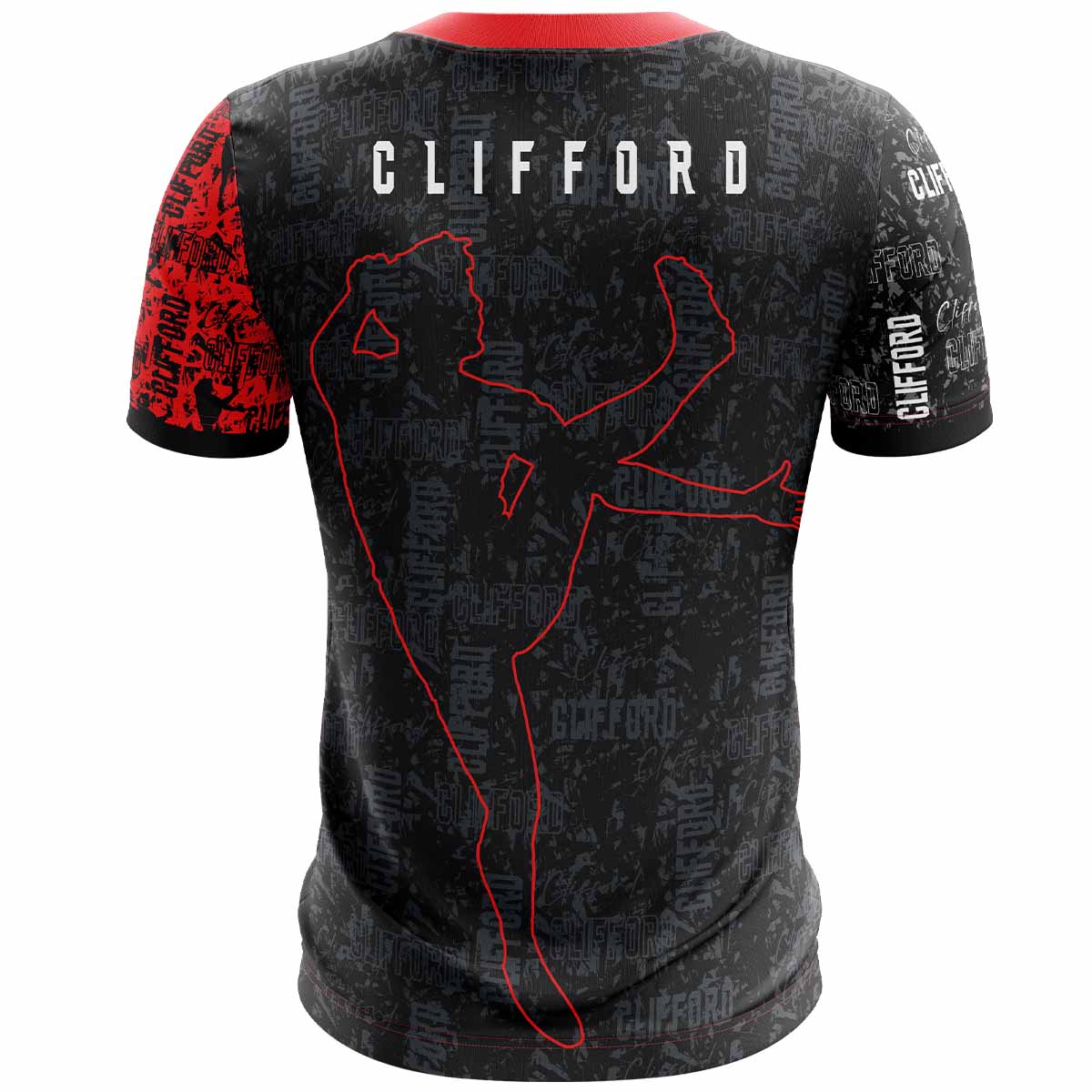 Clifford Range Jersey Kids Black/Red