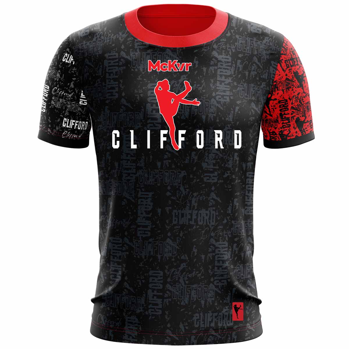 Clifford Range Jersey Adult Black/Red