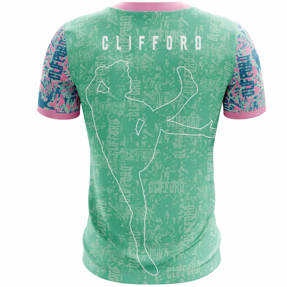 Clifford Range Jersey Girls Mint/Pink