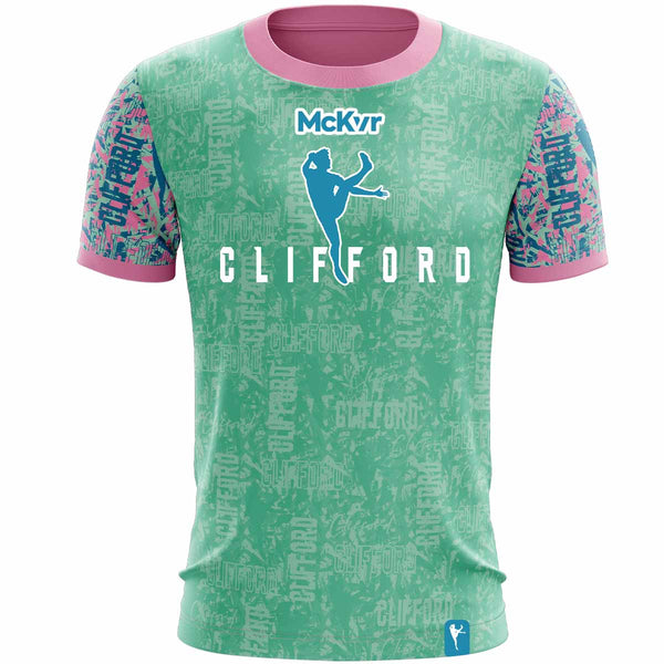 Clifford Range Jersey Girls Mint/Pink