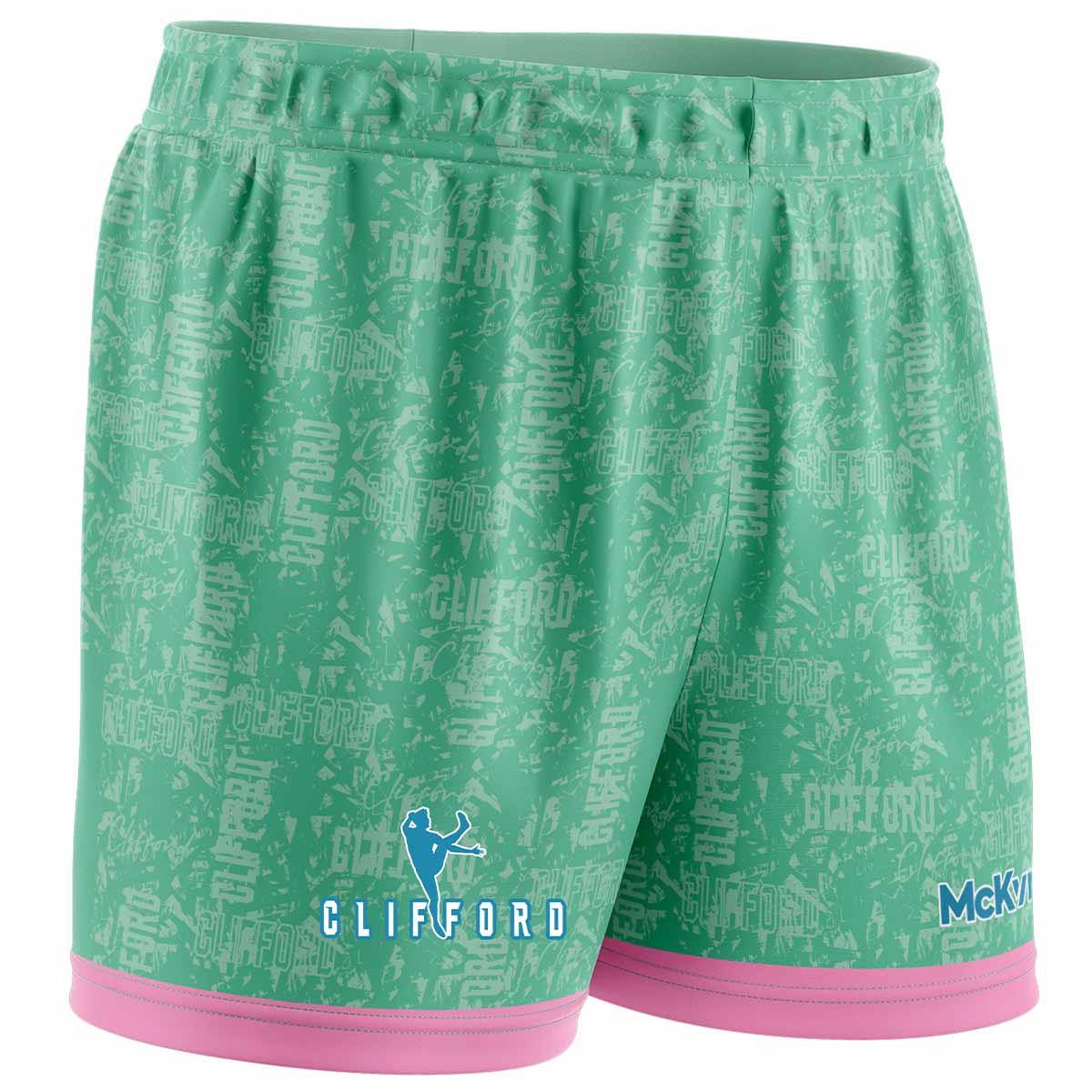 Clifford Range Shorts Girls Mint/Pink