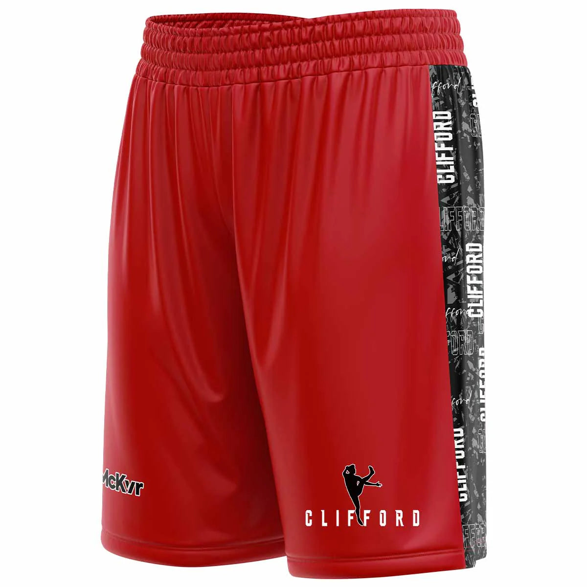 Clifford Range Reversible Basketball Shorts K Blk/Red