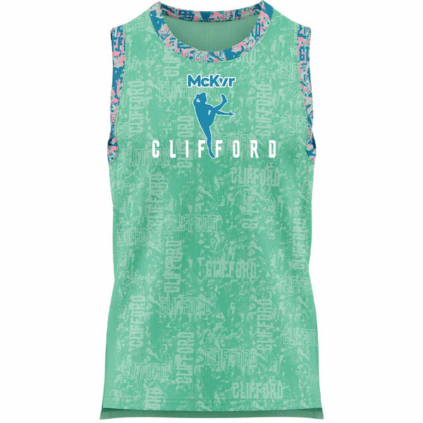 Clifford Range Reversible Basketball Vest K Pink/Mint
