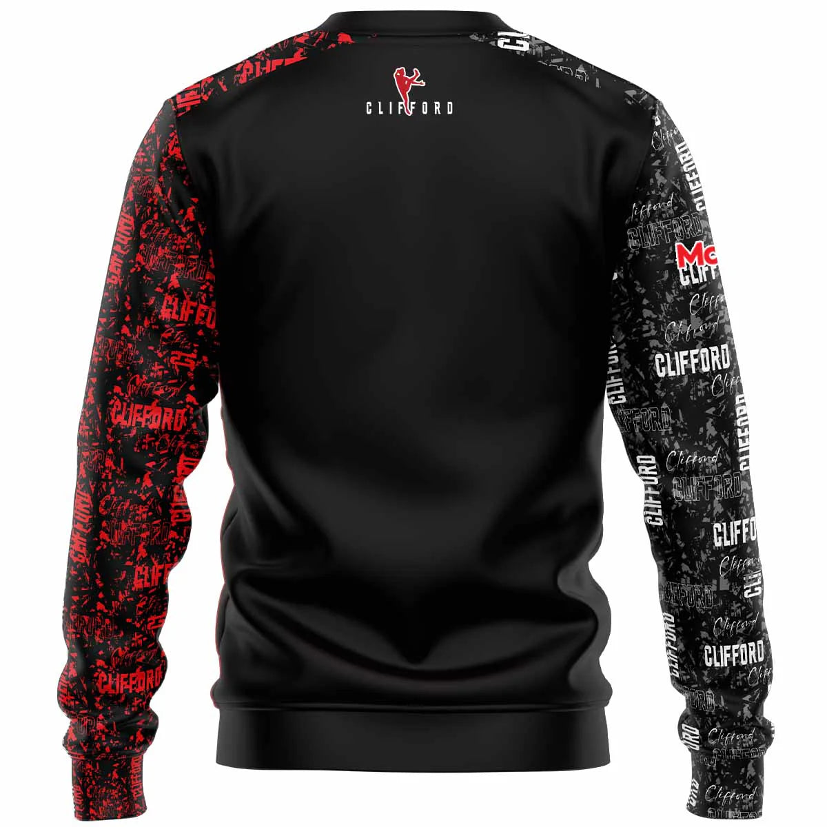 Clifford Range Sweat Top Adult Black/Red