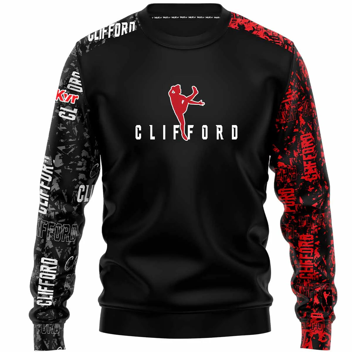 Clifford Range Sweat Top Adult Black/Red