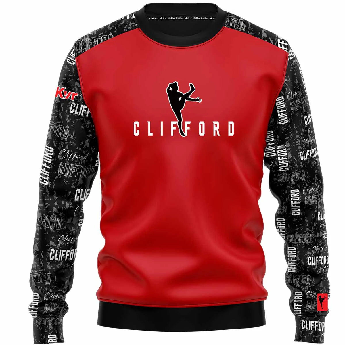 Clifford Range Sweat Top Adult Red/Black