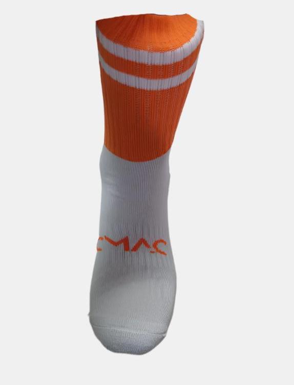 CMAC Midi Sock Orange/White