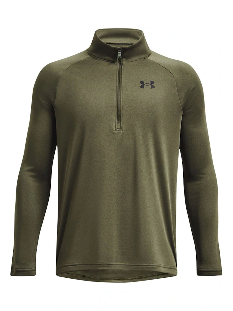 UA Tech™ 2.0 Boys' ½ Zip Marine Green