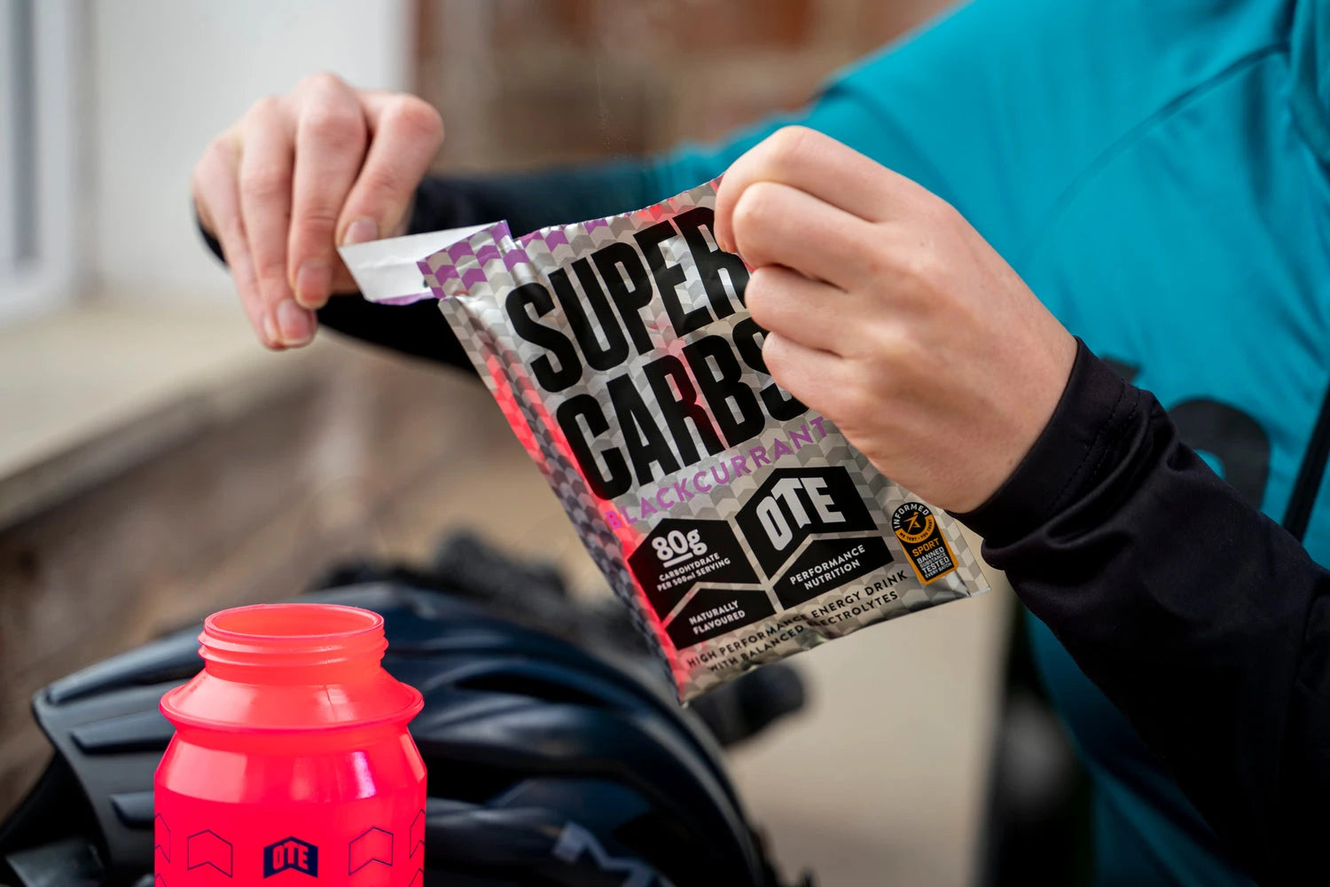 OTE Blackcurrant Super Carbs Energy Drink Sachet