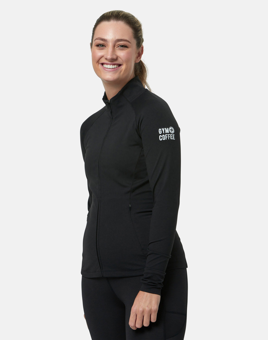 Gym +.Coffee Relentless Full Zip W Black