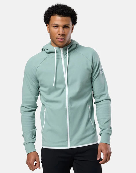 Gym + Coffee Chill Full Zip M Summer Green