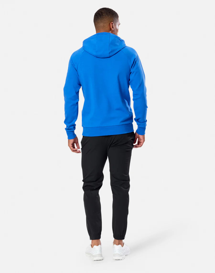 Gym + Coffee Chill Hoodie M Azure Blue