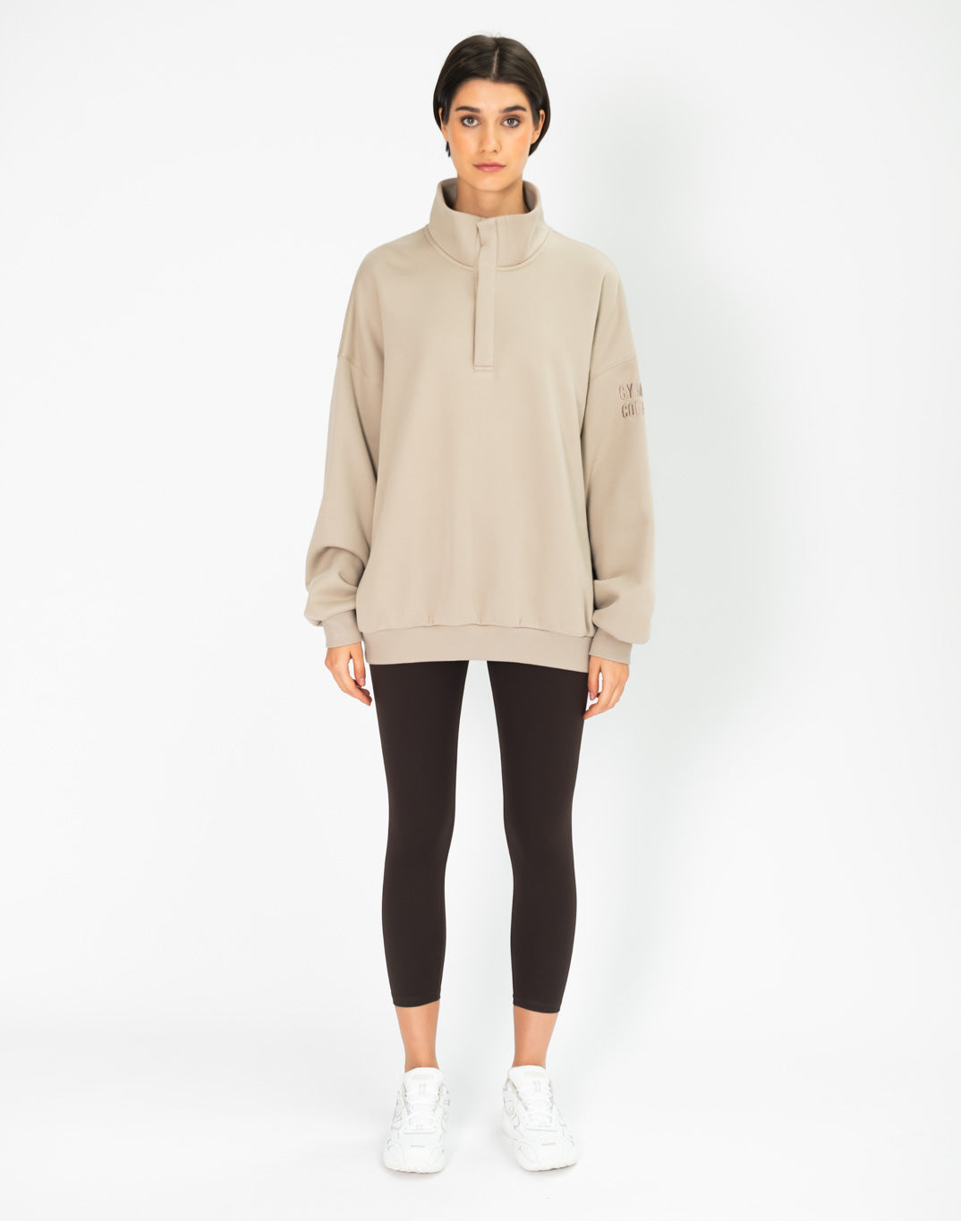 Gym + Coffee Sierra Sweatshirt U Rich Taupe