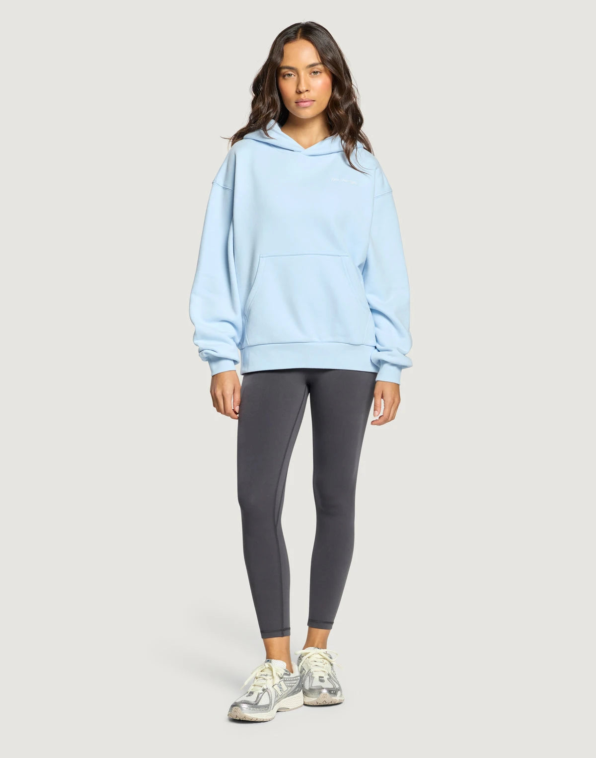Gym+Coffee Daily Relaxed Fit Hoodie in Glacial Blue