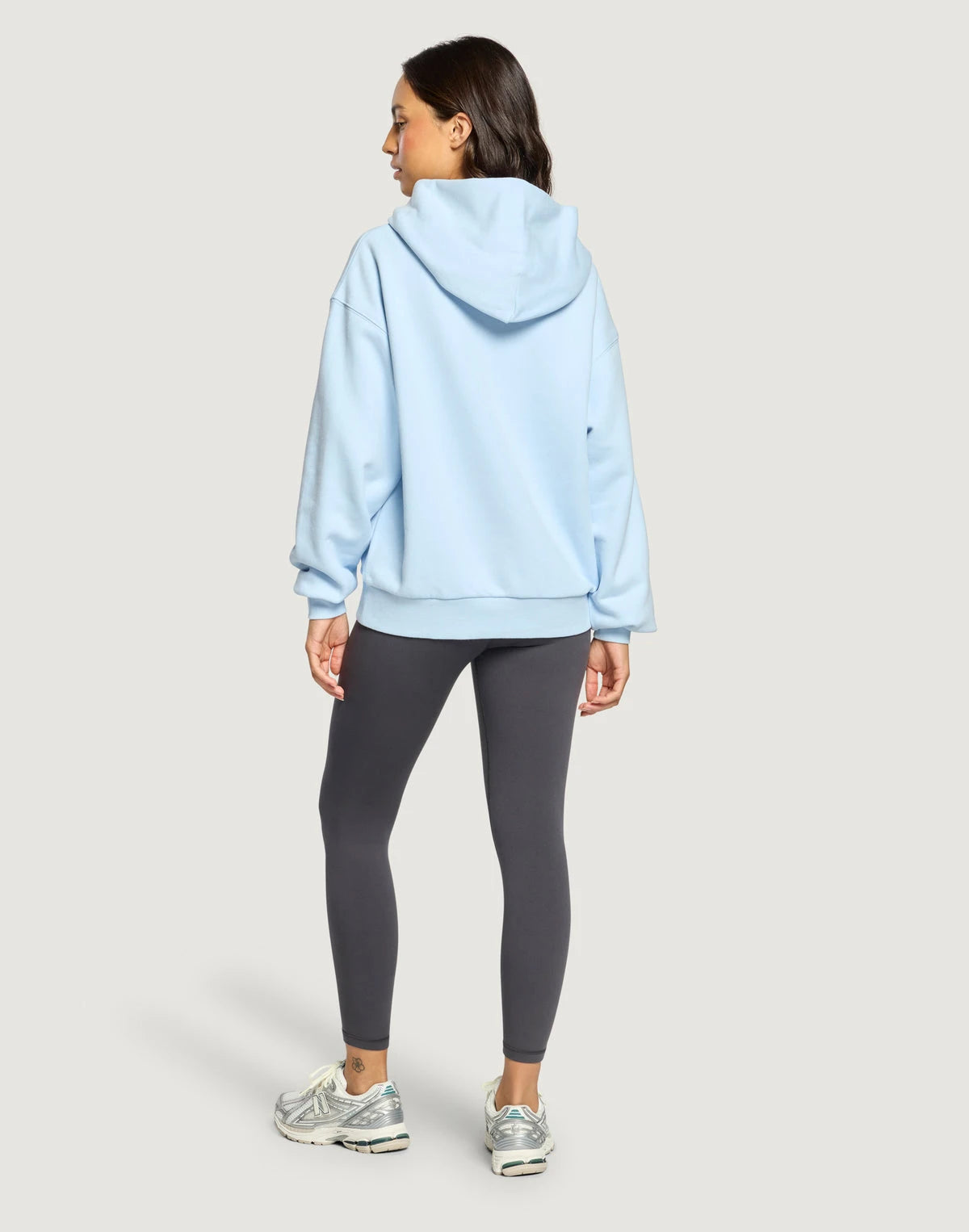 Gym+Coffee Daily Relaxed Fit Hoodie in Glacial Blue