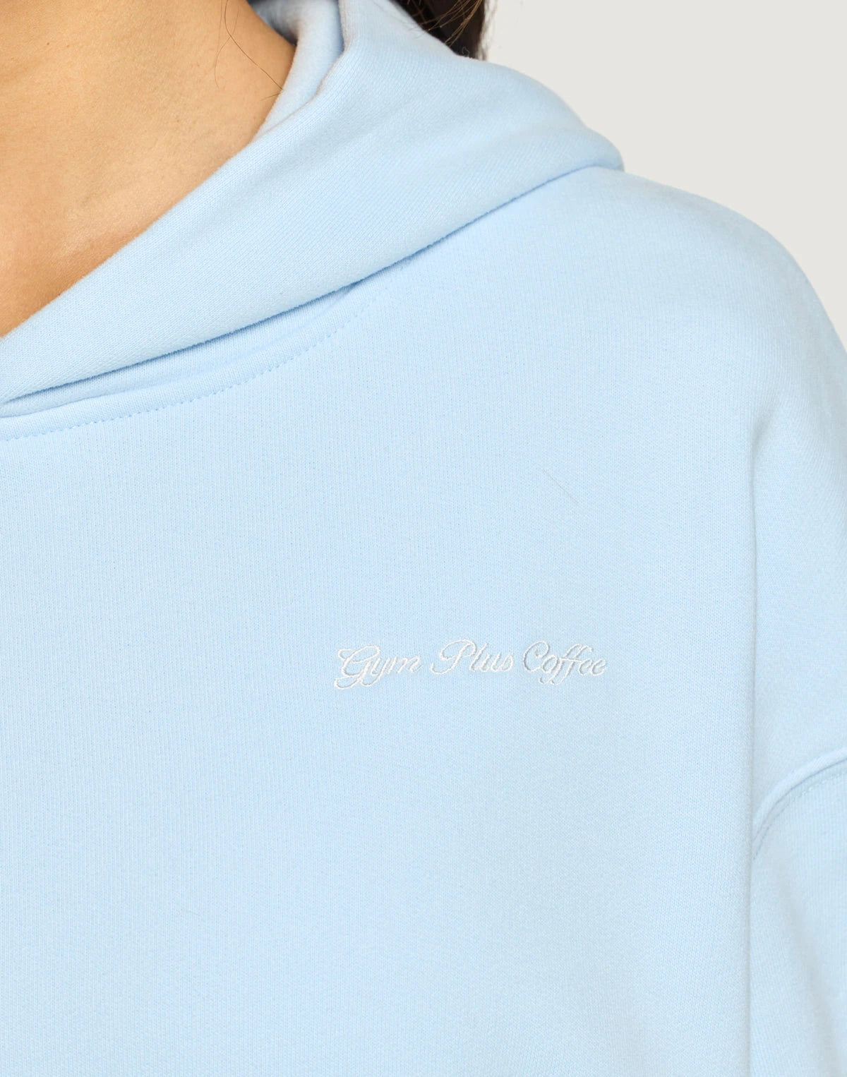 Gym+Coffee Daily Relaxed Fit Hoodie in Glacial Blue