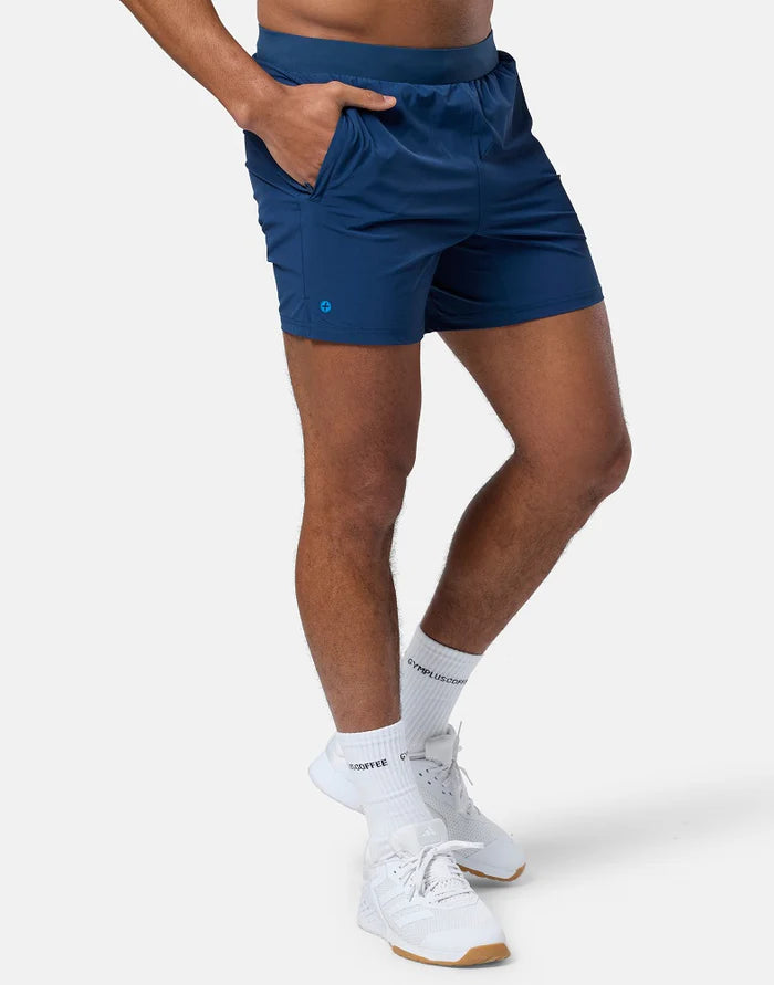 Gym + Coffee Essential 6'' Shorts M Petrol Blue