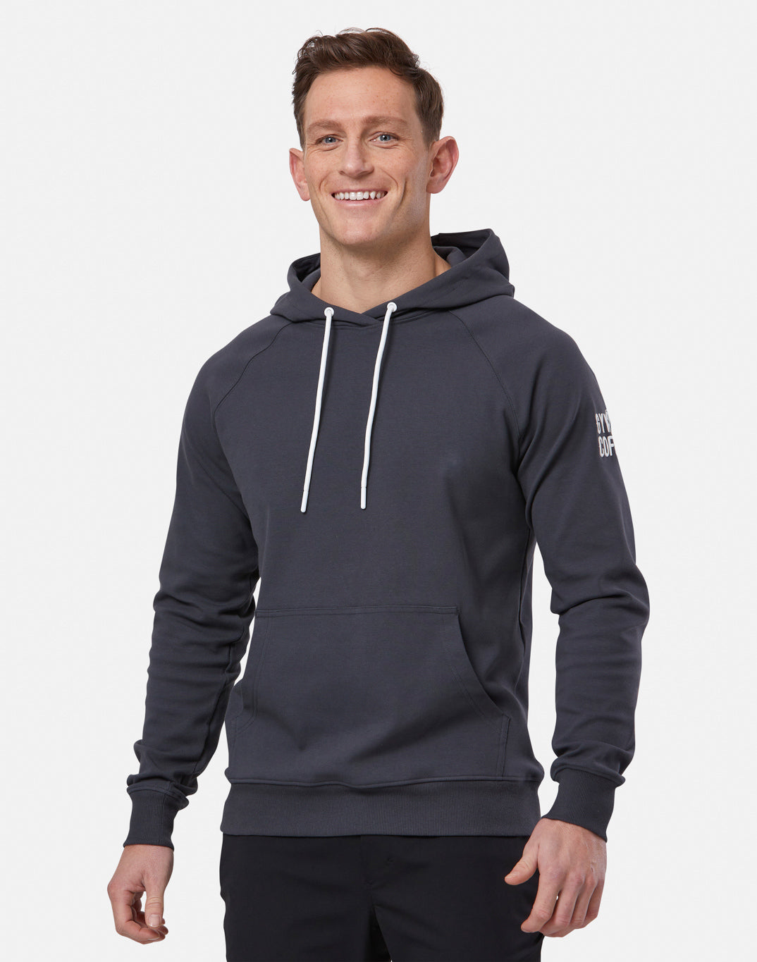 Gym + Coffee Chill Hoodie M Obsidian