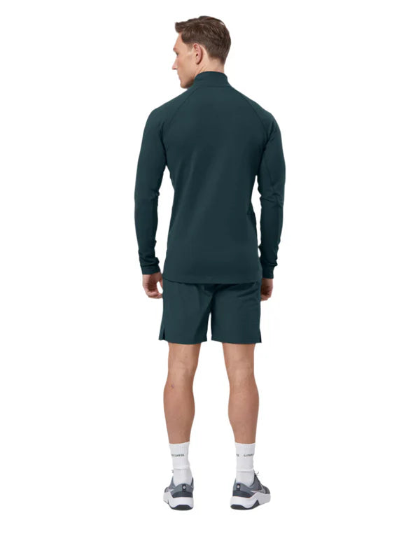 Gym + Coffee Relentless 1/4 Zip M Moss Green