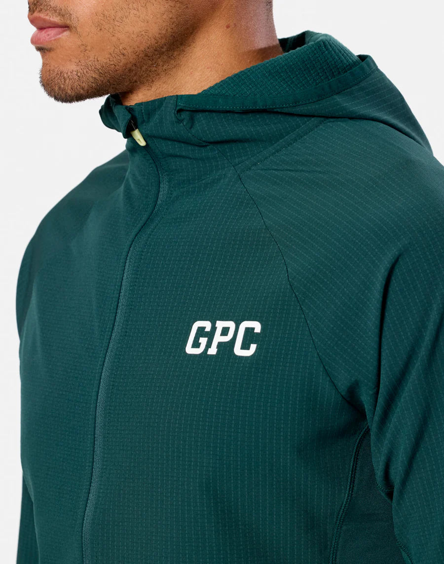 Gym + Coffee Game Changer Hooded Midlayer M Amazon Green