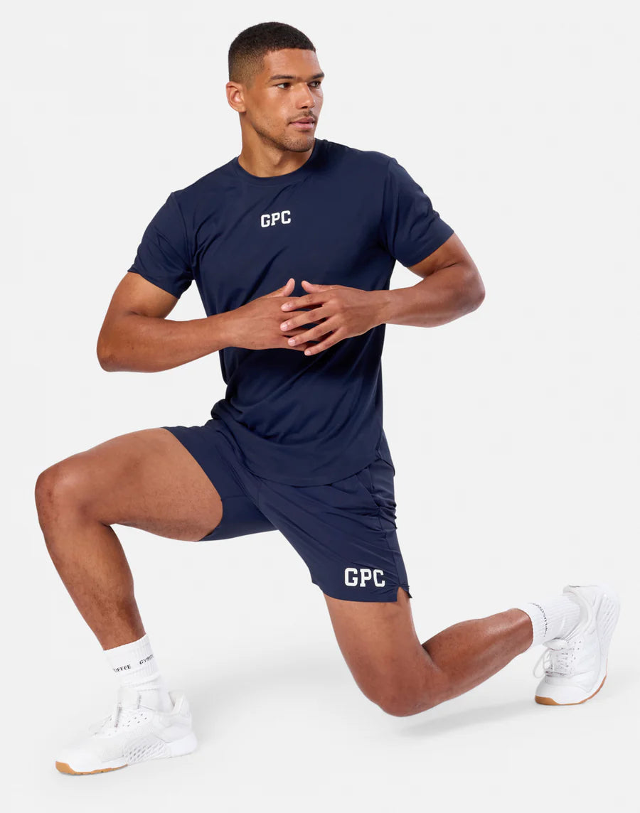 Gym + Coffee Game Changer Train Tee M Twilight Navy